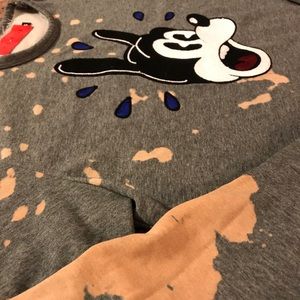 VIE+RICHE Sweatshirt slim fit, embroidered goofy!!
